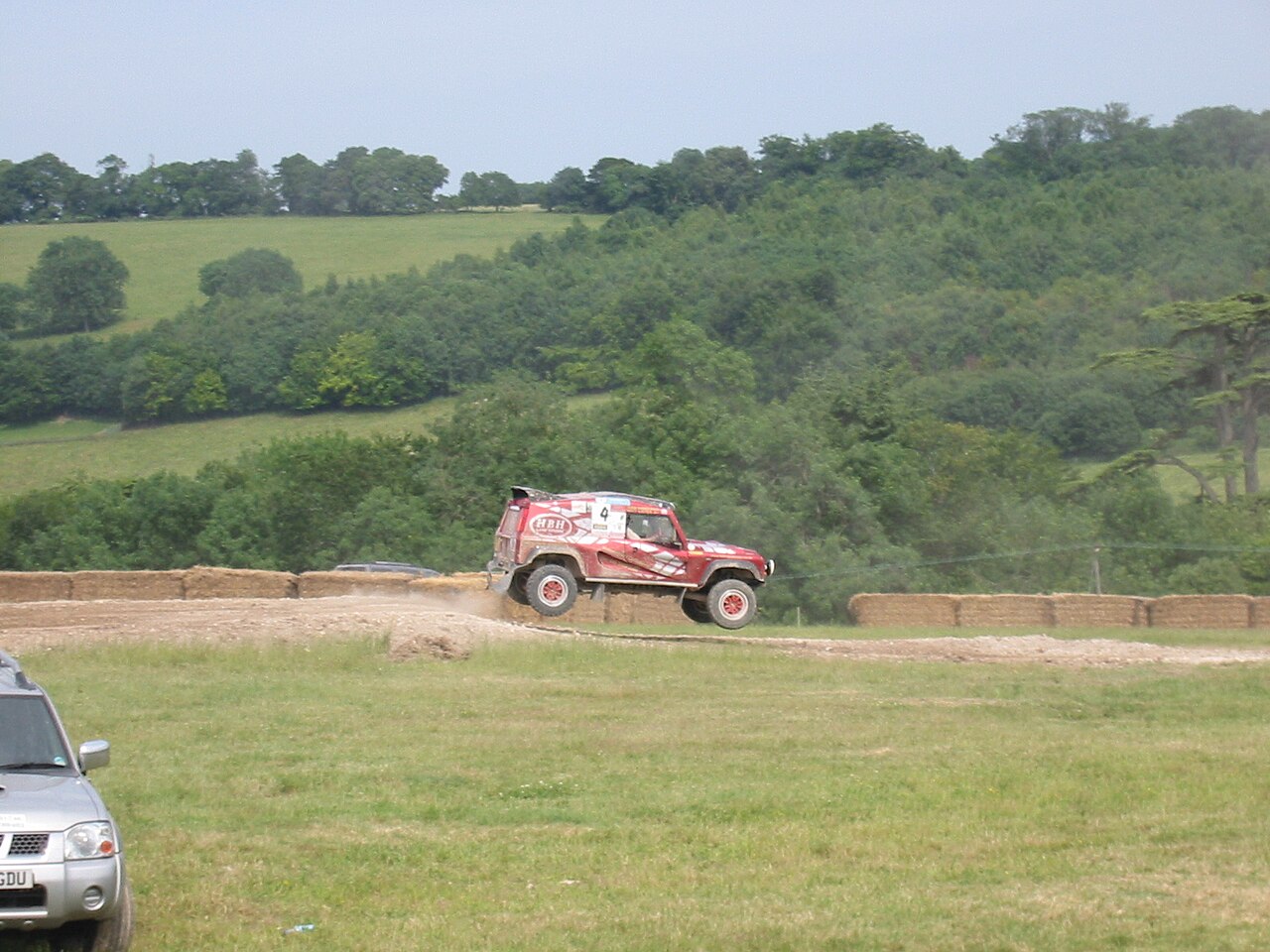 A vehicle, not the works: a Bowler Wildcat rally raid car at the 2005 Goodwood Festival of Speed.