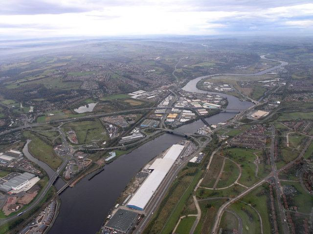 The Vickers-Armstrongs works on the Tyne at Scotswood, Newcastle — the armaments side of the business, not the South Marston plant where the Hover Rover was built.
