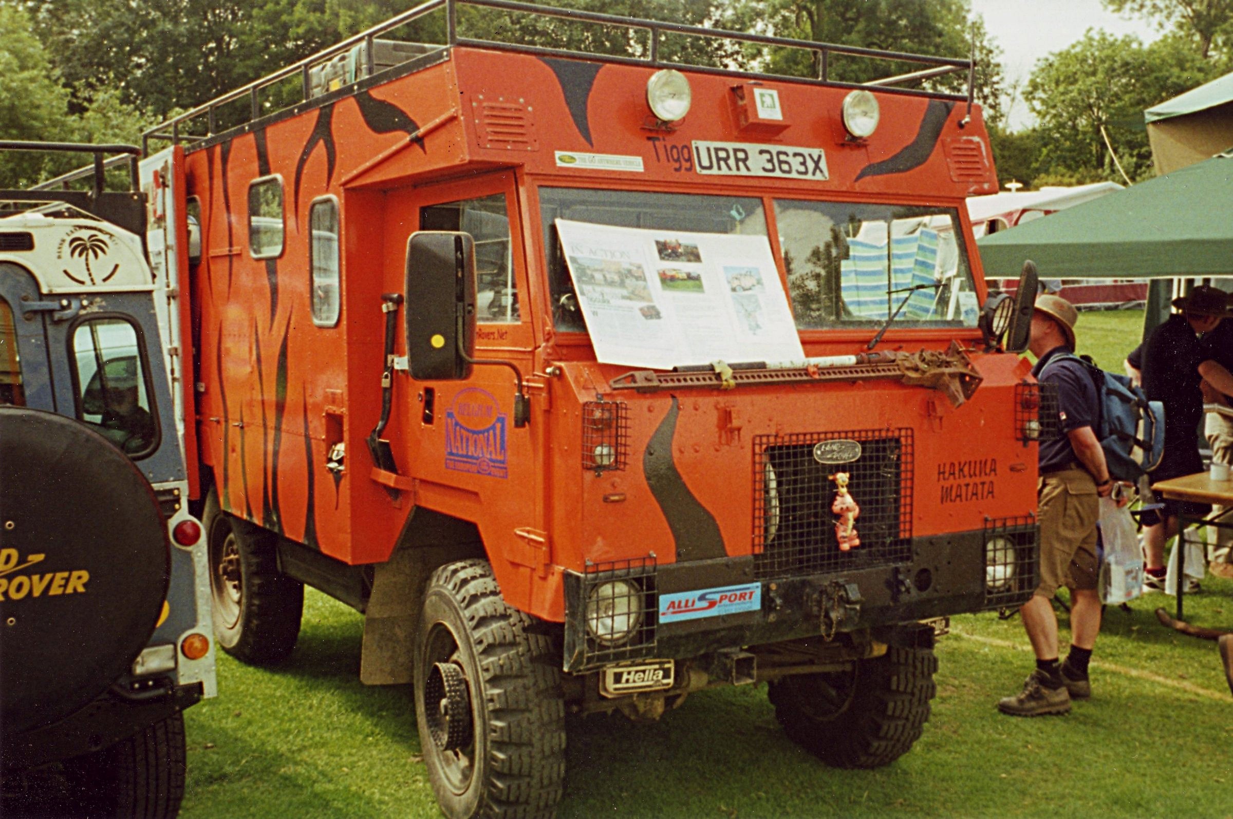 Land Rover 101 Forward Control with Marshall ambulance body and tiger-stripe camouflage
