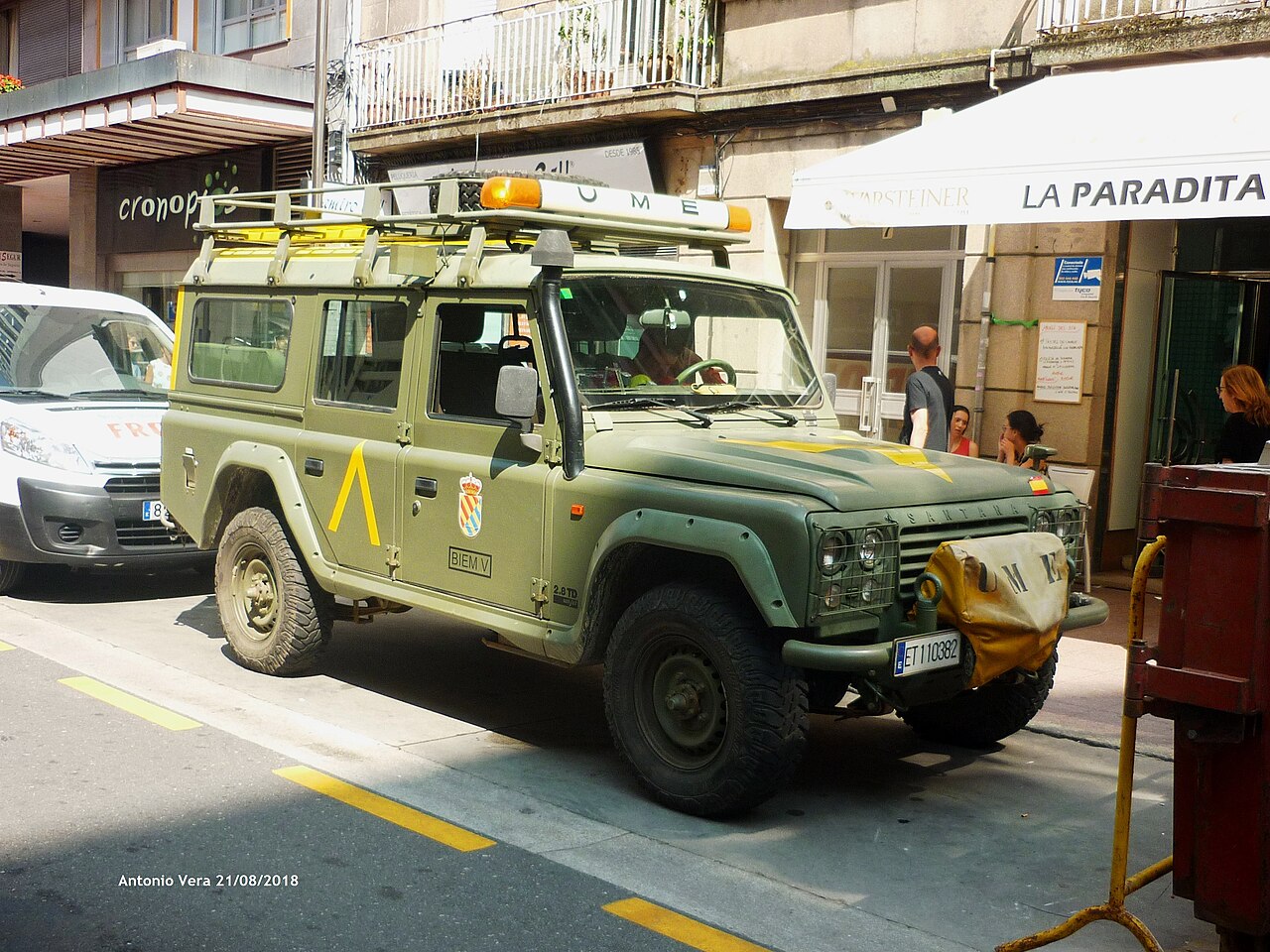 UME Aníbal ET 110382, photographed in 2018