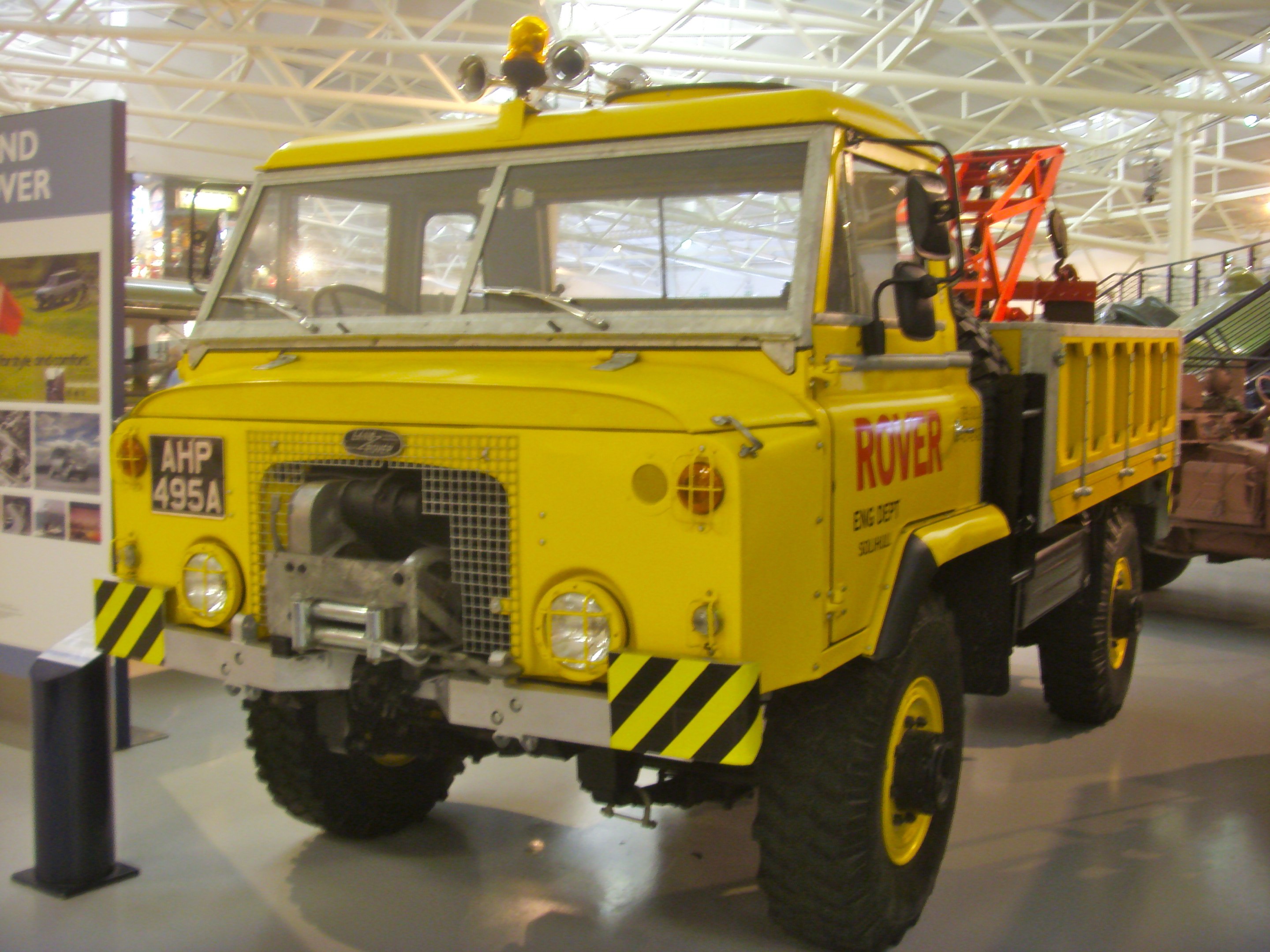 The 112-inch recovery wagon at the Heritage Motor Centre, Gaydon (photographed 2009, before the final restoration touches)