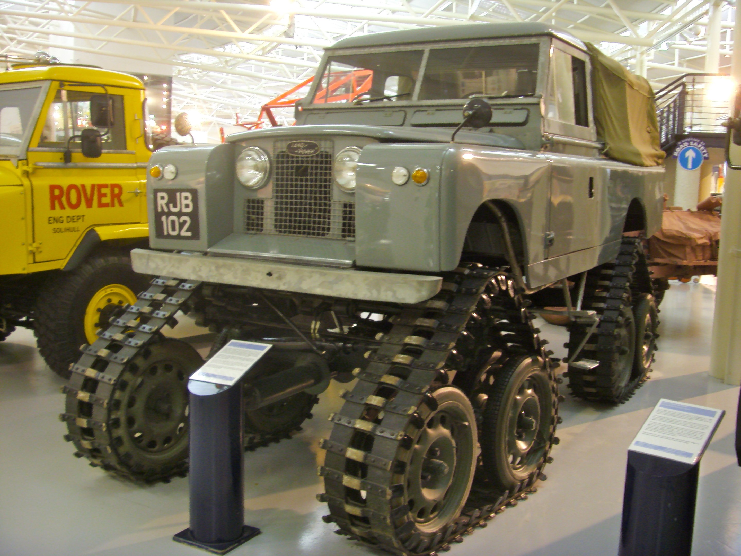 Restored 1958 Series II Cuthbertson conversion RJB 102 at the Heritage Motor Centre (now British Motor Museum), Gaydon