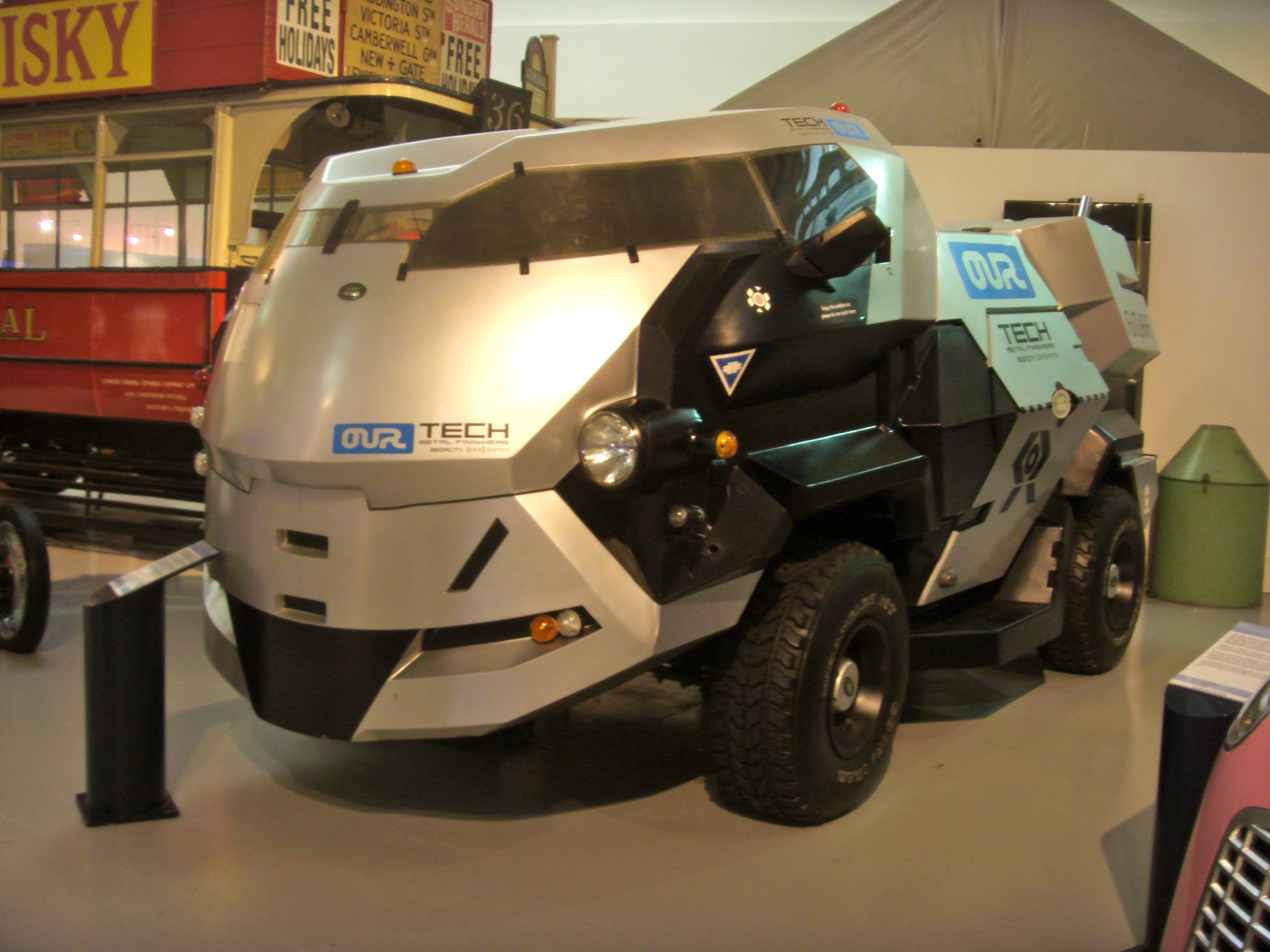 The Judge Dredd City Cab at the Heritage Motor Centre (now British Motor Museum), Gaydon, 2009