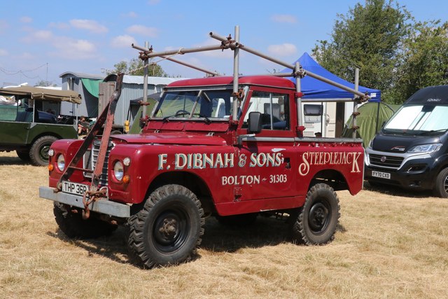 The late Fred Dibnah's Land Rover at the Great Rempstone Steam & Country Show, 2026