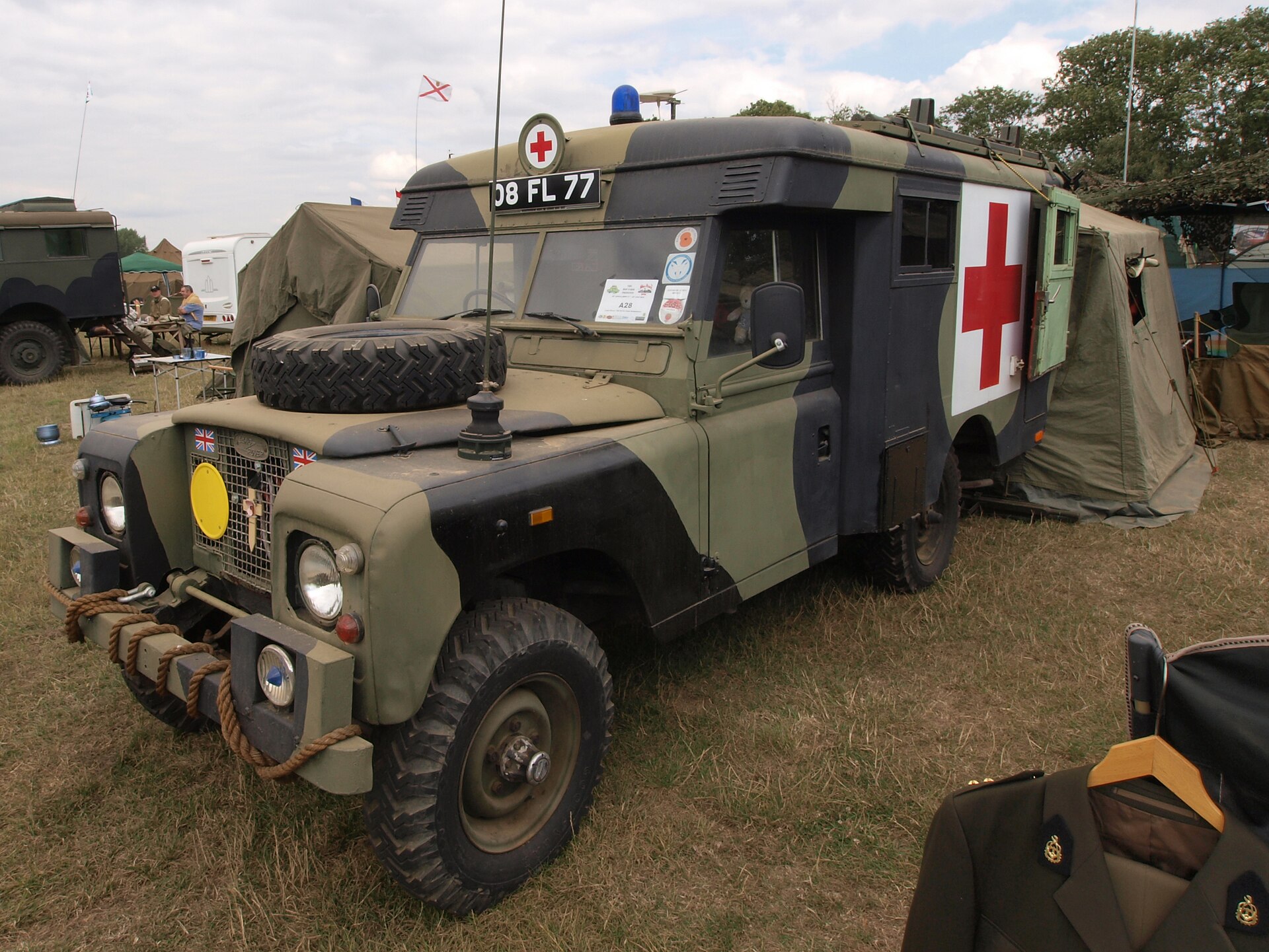 Preserved 1974 Land Rover 109 Series IIA field ambulance