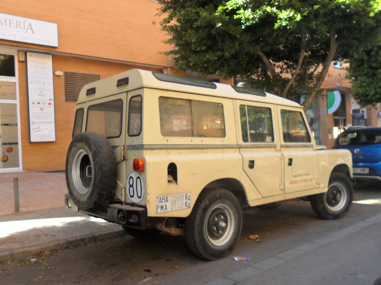 The same Cazorla from the rear, showing the long-wheelbase station wagon body
