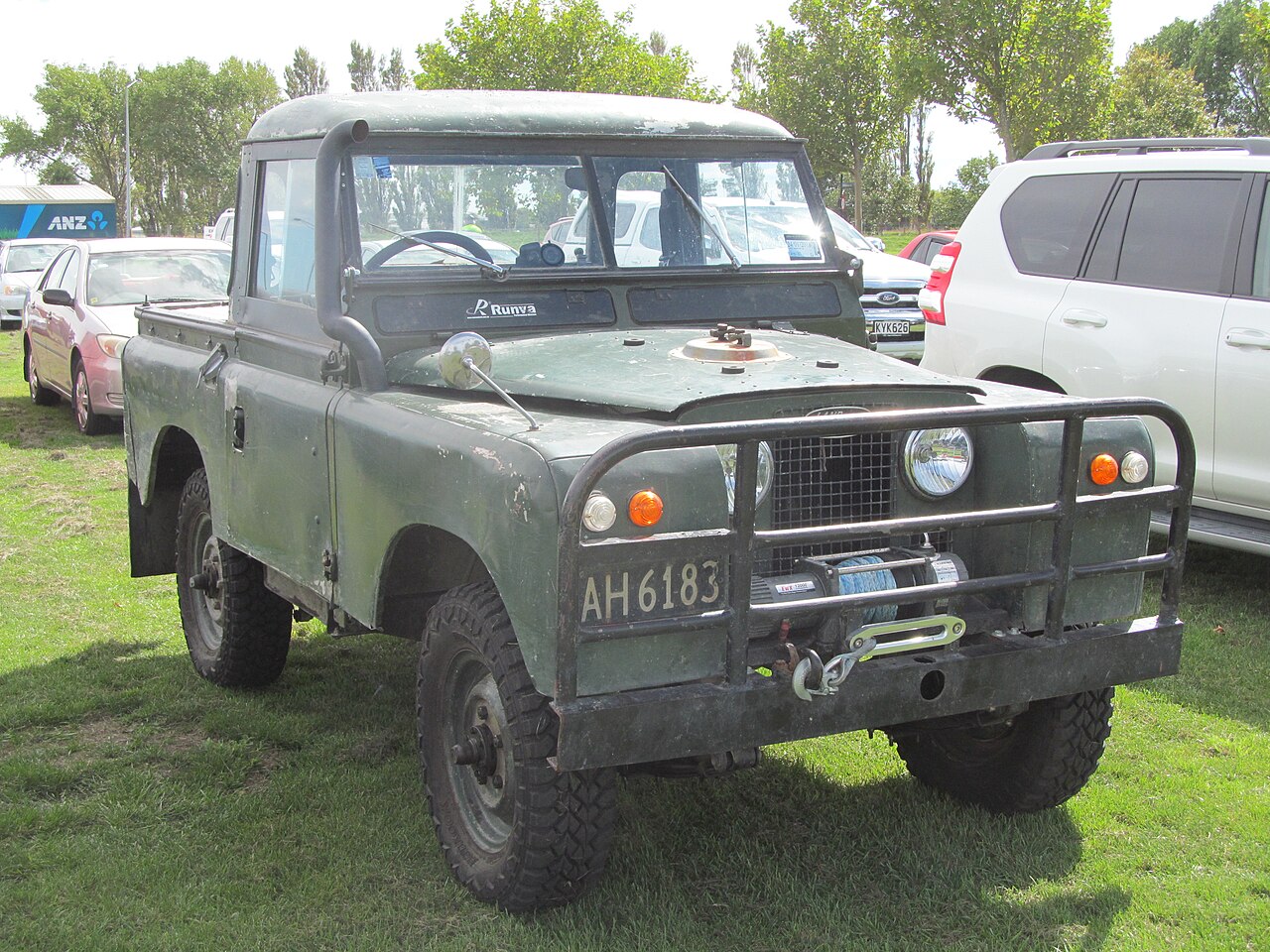 Well-used 1959 Series II 88" truck cab in New Zealand