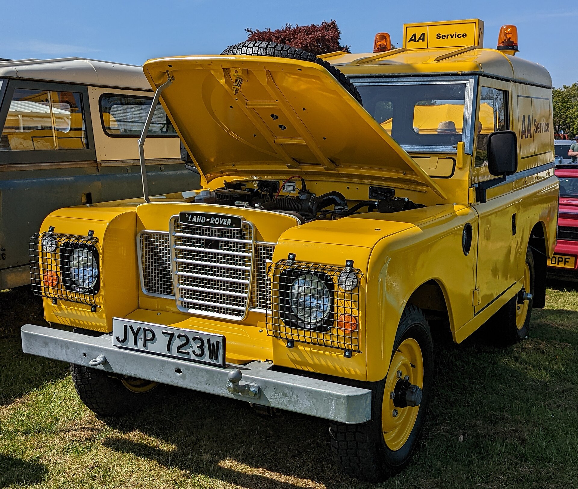 1981 Series III 88 hardtop restored in AA Service livery