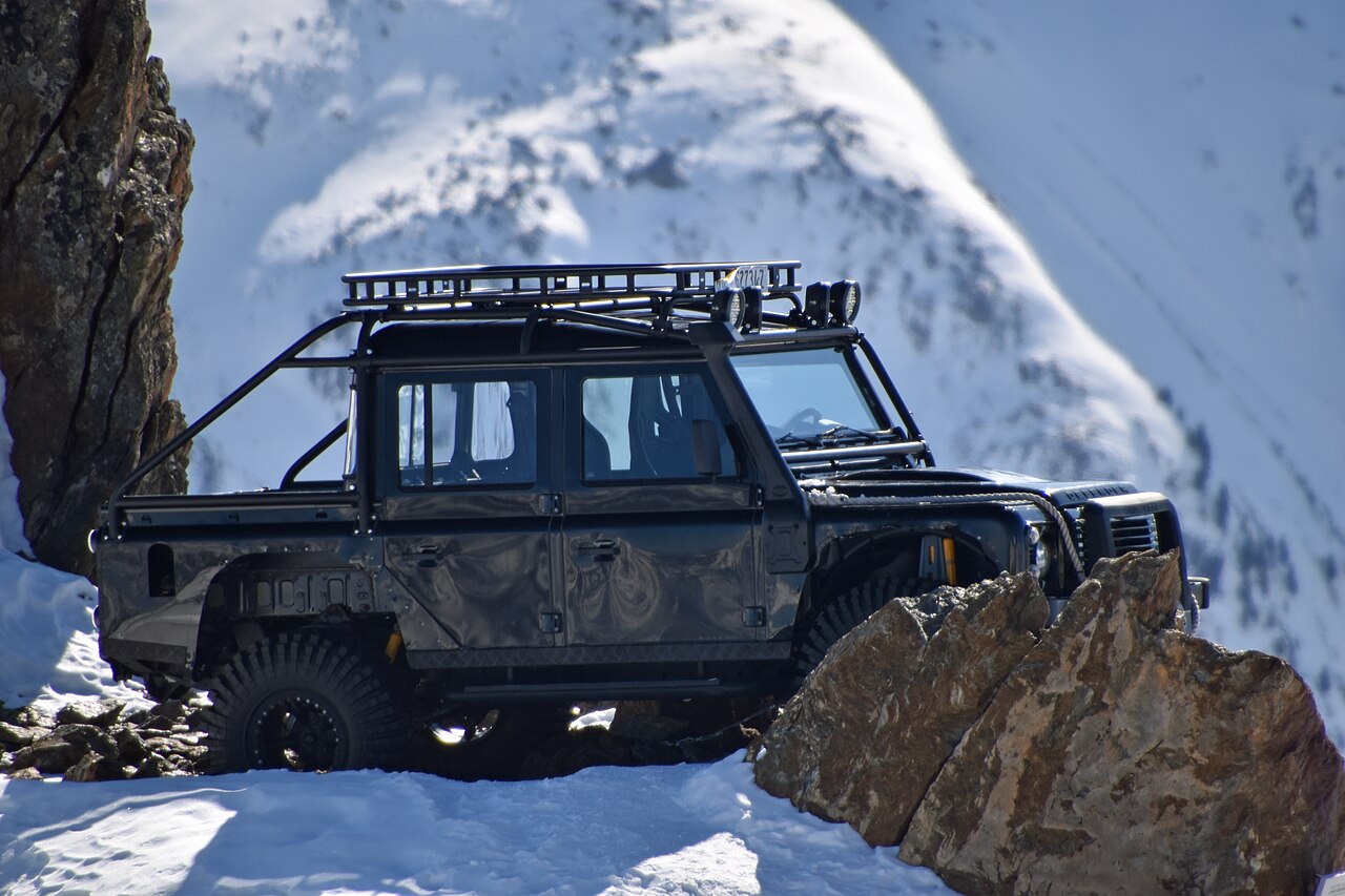 SVX preserved at 007 Elements, Soelden, Austria, near the filming locations