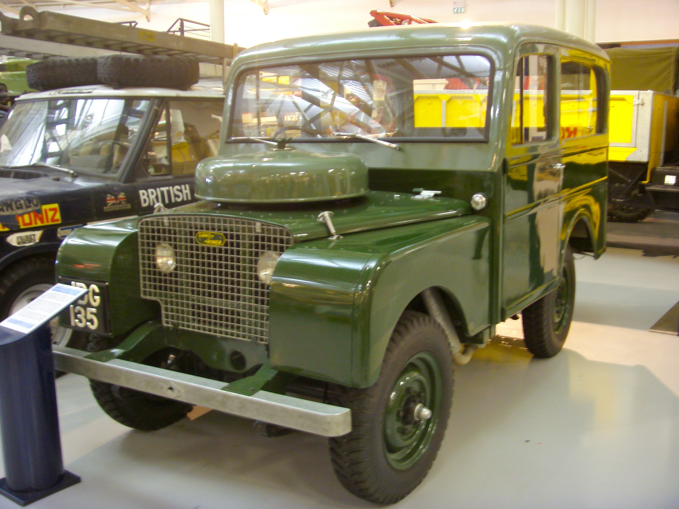 Land Rover 80" Tickford estate at the Heritage Motor Centre, Gaydon (photographed 2009)
