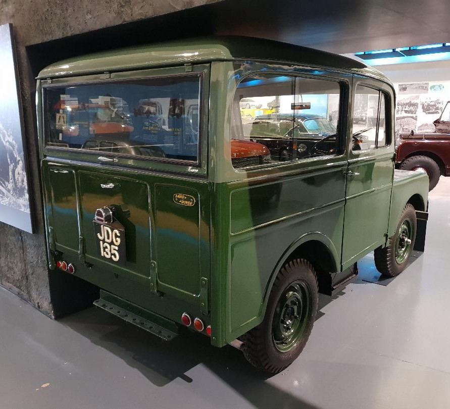 1949 Land-Rover 80" Tickford Station Wagon at the British Motor Museum, Gaydon