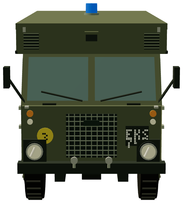 101 Forward Control Ambulance — front render