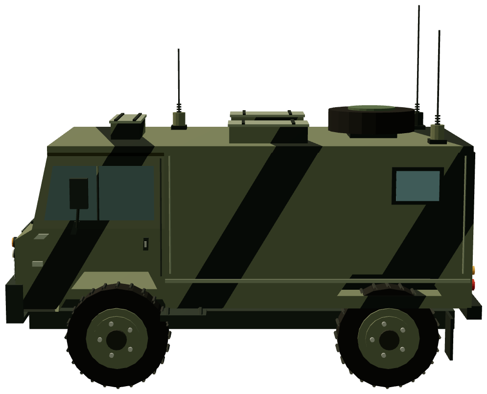101FC Radio Body — side render