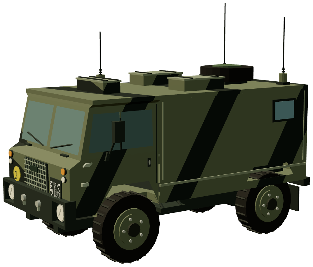 101FC Radio Body — three-quarter render