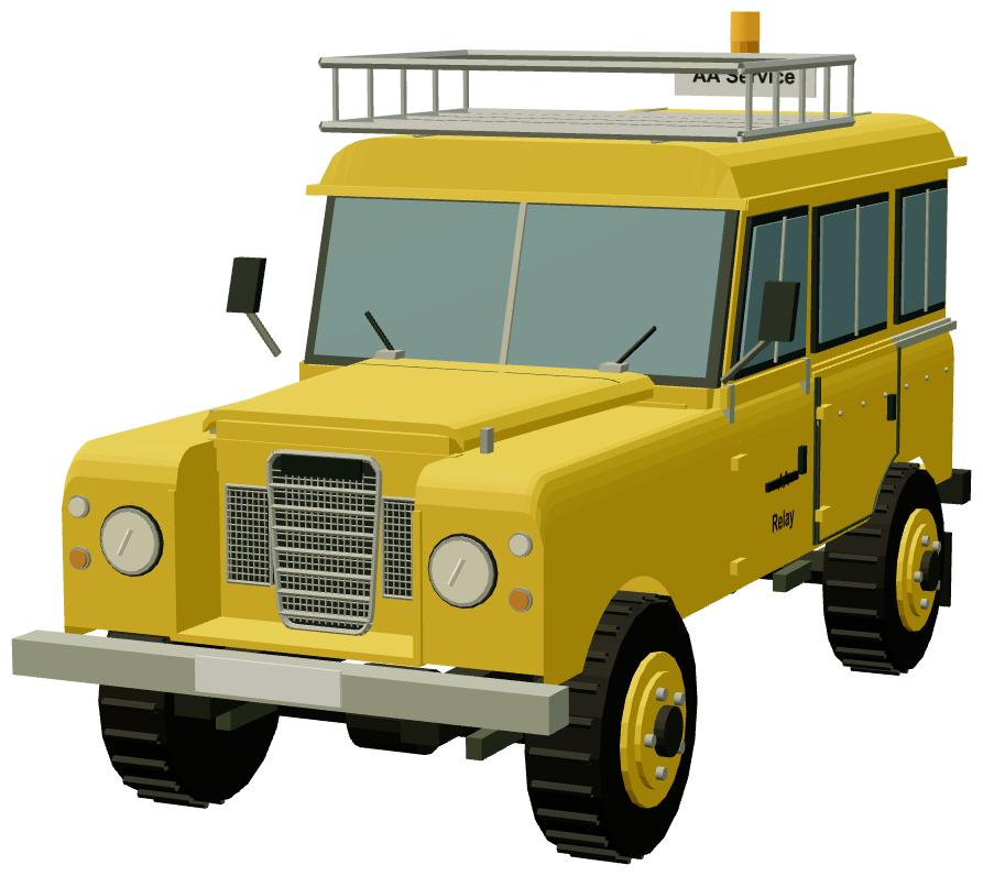 AA Relay Series III 109 Station Wagon — front three-quarter render