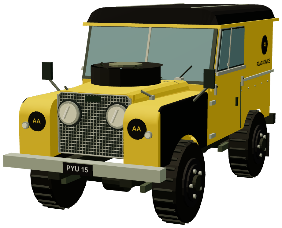 AA Road Service Series I 88 Hard Top — front three-quarter render