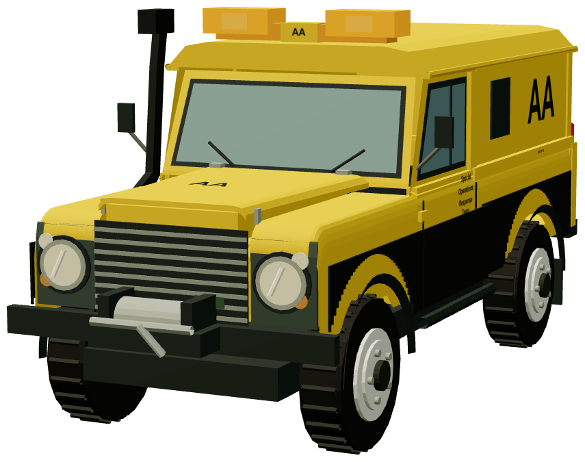 AA Special Operations Response Team Defender 110 — front three-quarter render