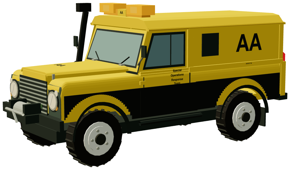 AA Special Operations Response Team Defender 110 — three-quarter render