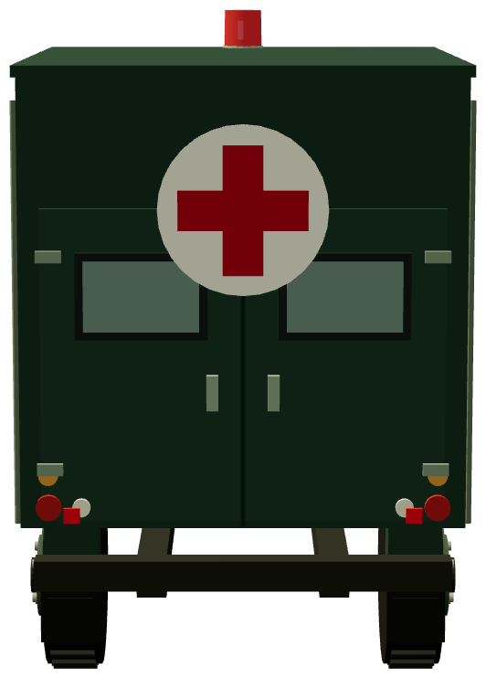 Series II Ambulance — rear render