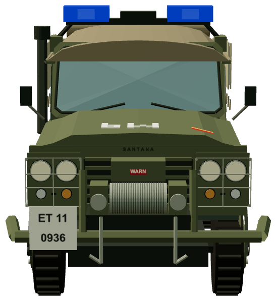 Policía Militar Aníbal — front render