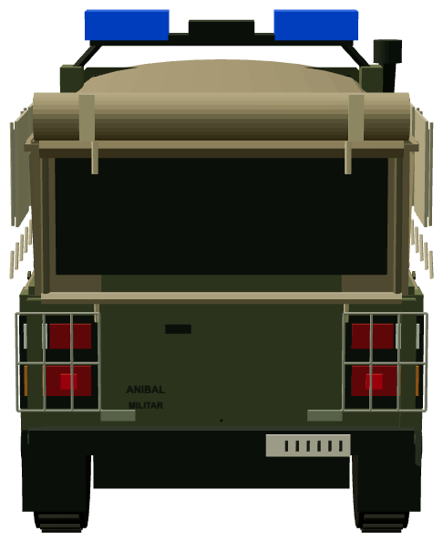 Policía Militar Aníbal — rear render