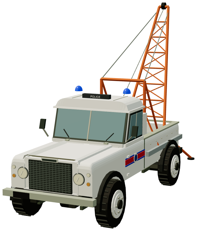 ASSAR 127 Stage 1 V8 Winch Vehicle — front three-quarter render