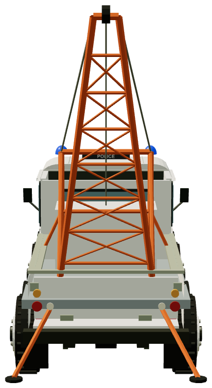 ASSAR 127 Stage 1 V8 Winch Vehicle — rear render