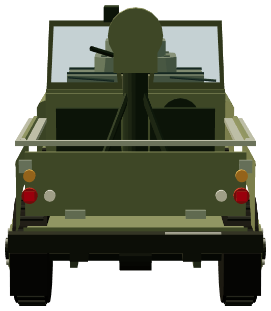Series II Gun Buggy — rear render