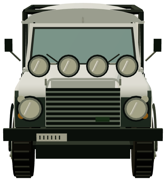 BAMA Ninety rally vehicle — Romeo Four — front render