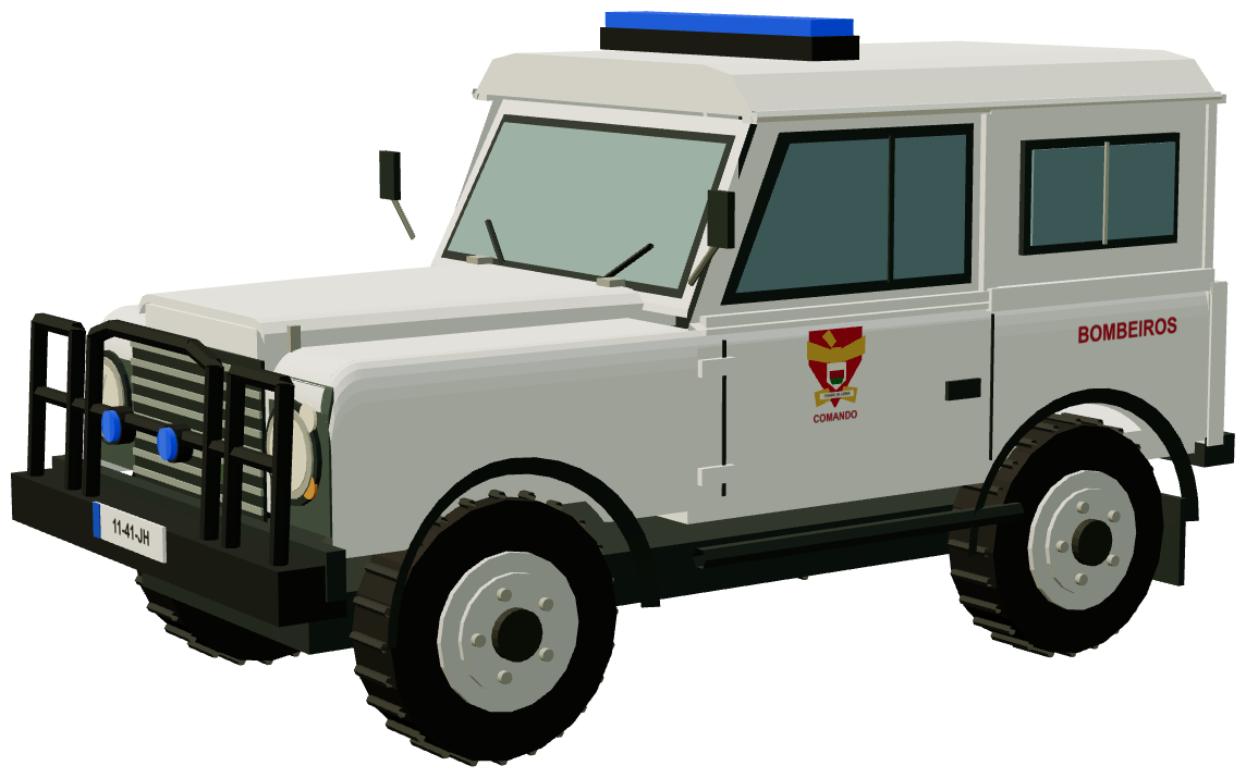 Bombeiros de Leiria Defender Comando — three-quarter render