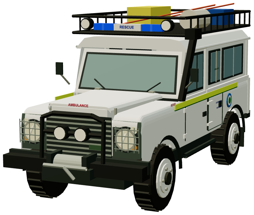 Border Search and Rescue Defender — front three-quarter render