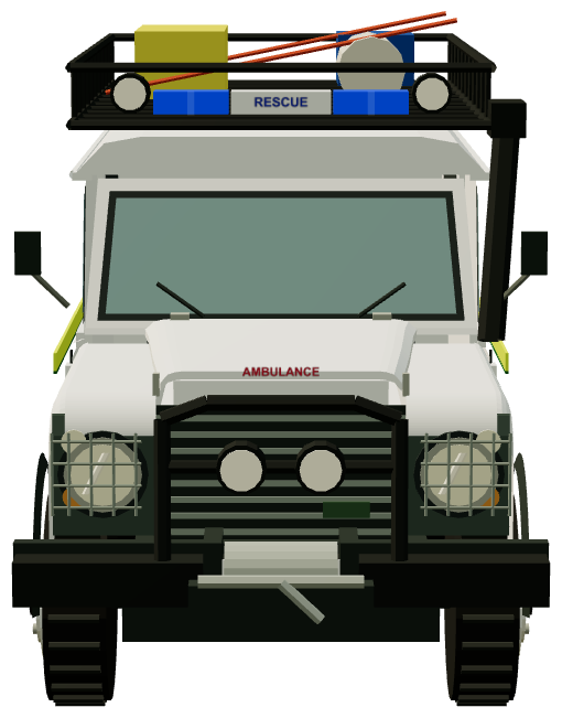 Border Search and Rescue Defender — front render