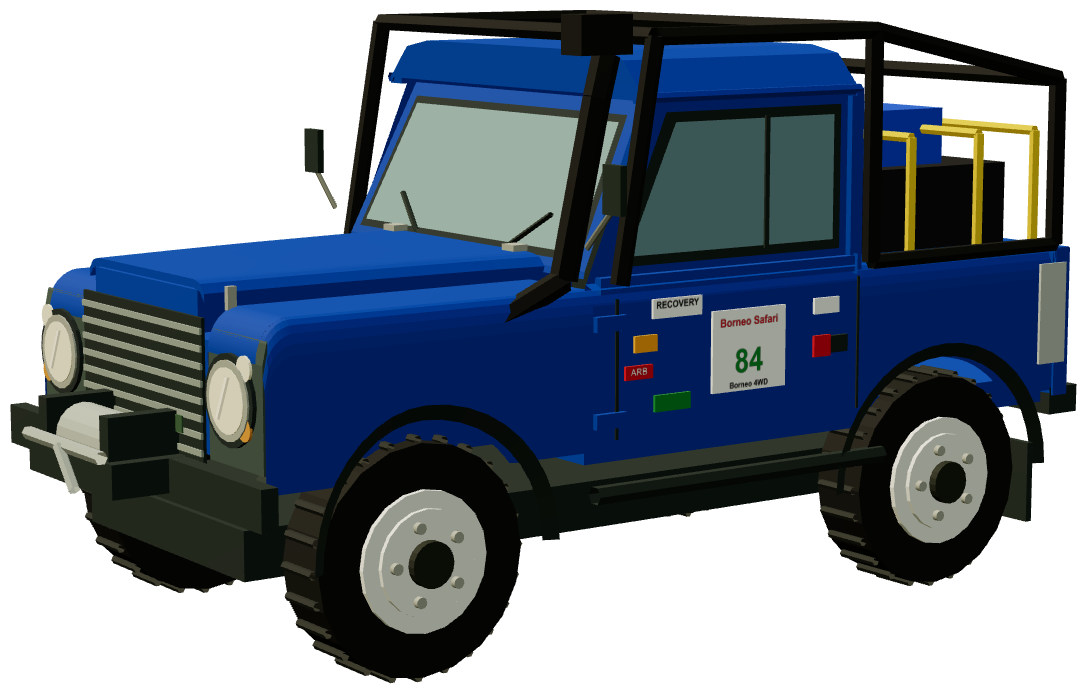 Borneo Safari Recovery Defender 90 — three-quarter render