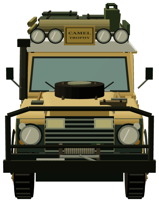 Camel Trophy 110 — front render