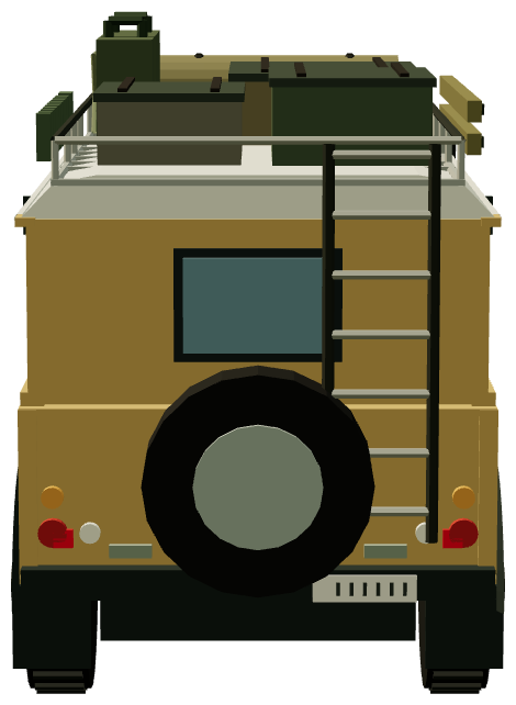 Camel Trophy 110 — rear render