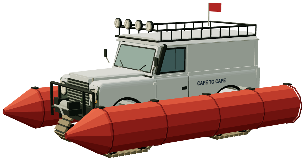 Cape-to-Cape / Bering Strait Defender — three-quarter render
