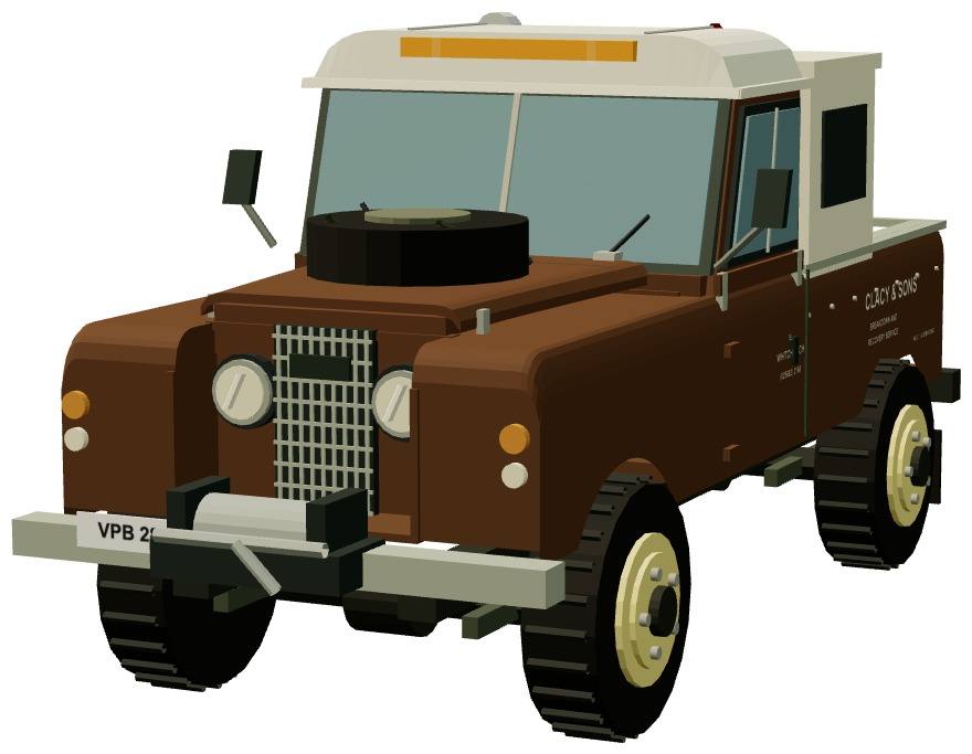 Clacy & Sons Series IIA 109 Recovery Truck — front three-quarter render
