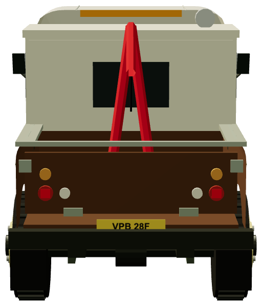 Clacy & Sons Series IIA 109 Recovery Truck — rear render