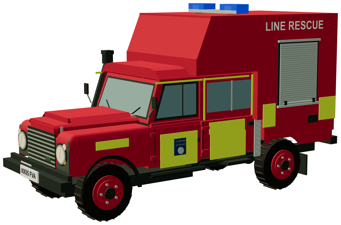 Cleveland Fire Brigade — three-quarter render