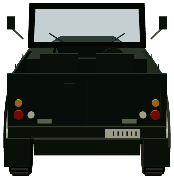 Defender 90 — rear render