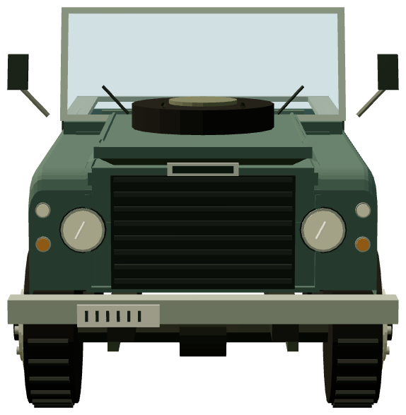 Series III Santana 6cyl Diesel 88″ — front render