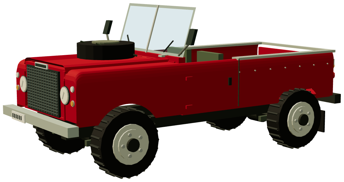 Series III Stage 1 V8 109″ — three-quarter render
