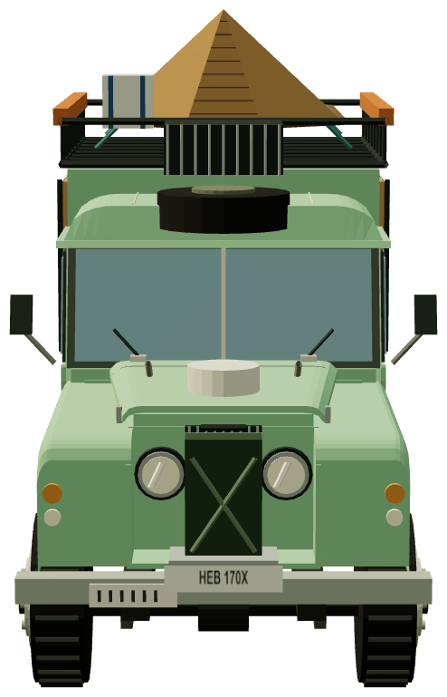 Cook on the Wild Side gastro-wagon — front render