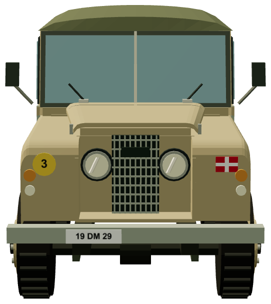 DANCON UNFICYP Series II 109 (Cyprus 1960s) — front render