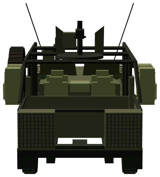 Defender 130 Kajman — rear render