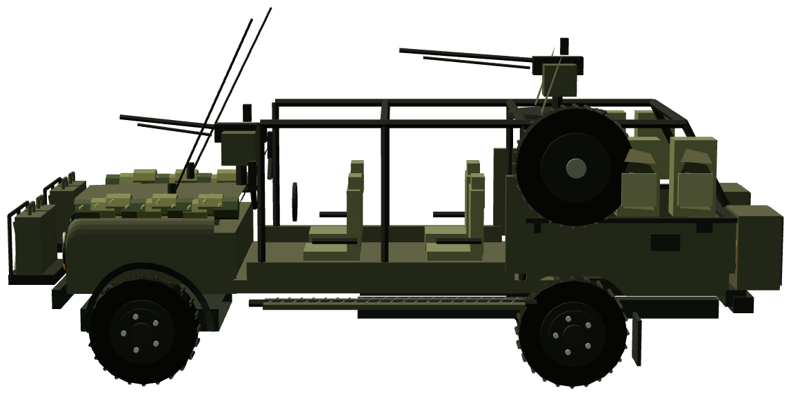 Defender 130 Kajman — side render