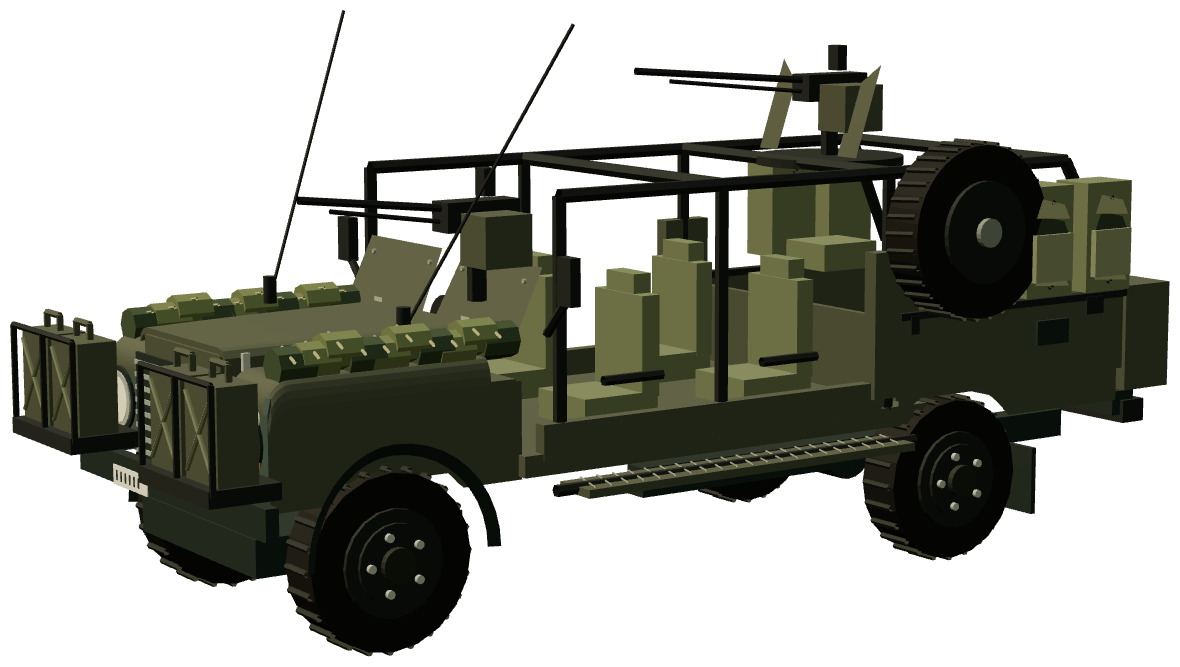 Defender 130 Kajman — three-quarter render