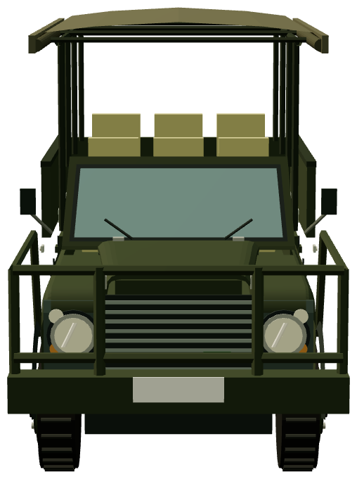 Defender 130 Safari — front render