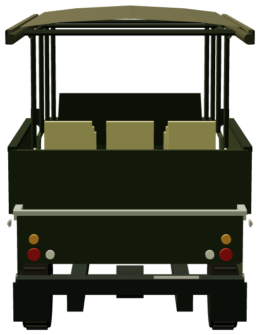 Defender 130 Safari — rear render