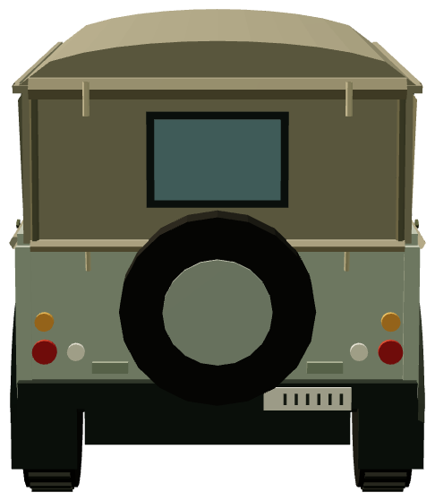 Defender 110 — rear render